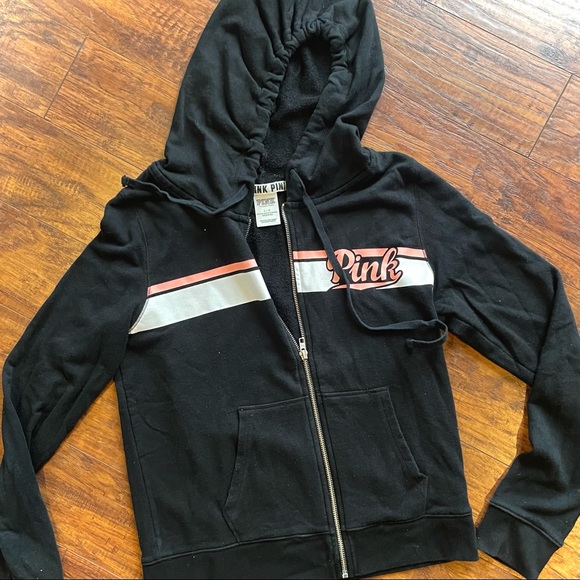 Pink Victoria Secrets Black Sweatsuit - Picture 4 of 7